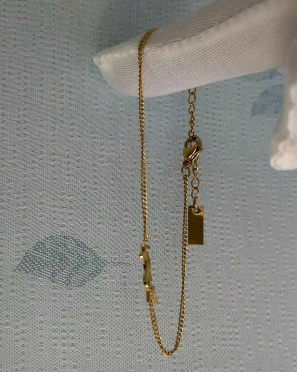 Gold YSL Logo Bracelet - photo 2