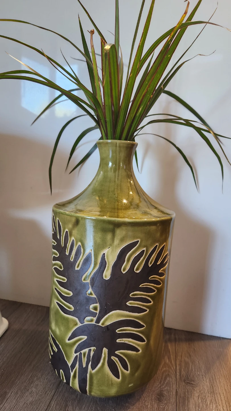 Luxe upcycled planter with plants