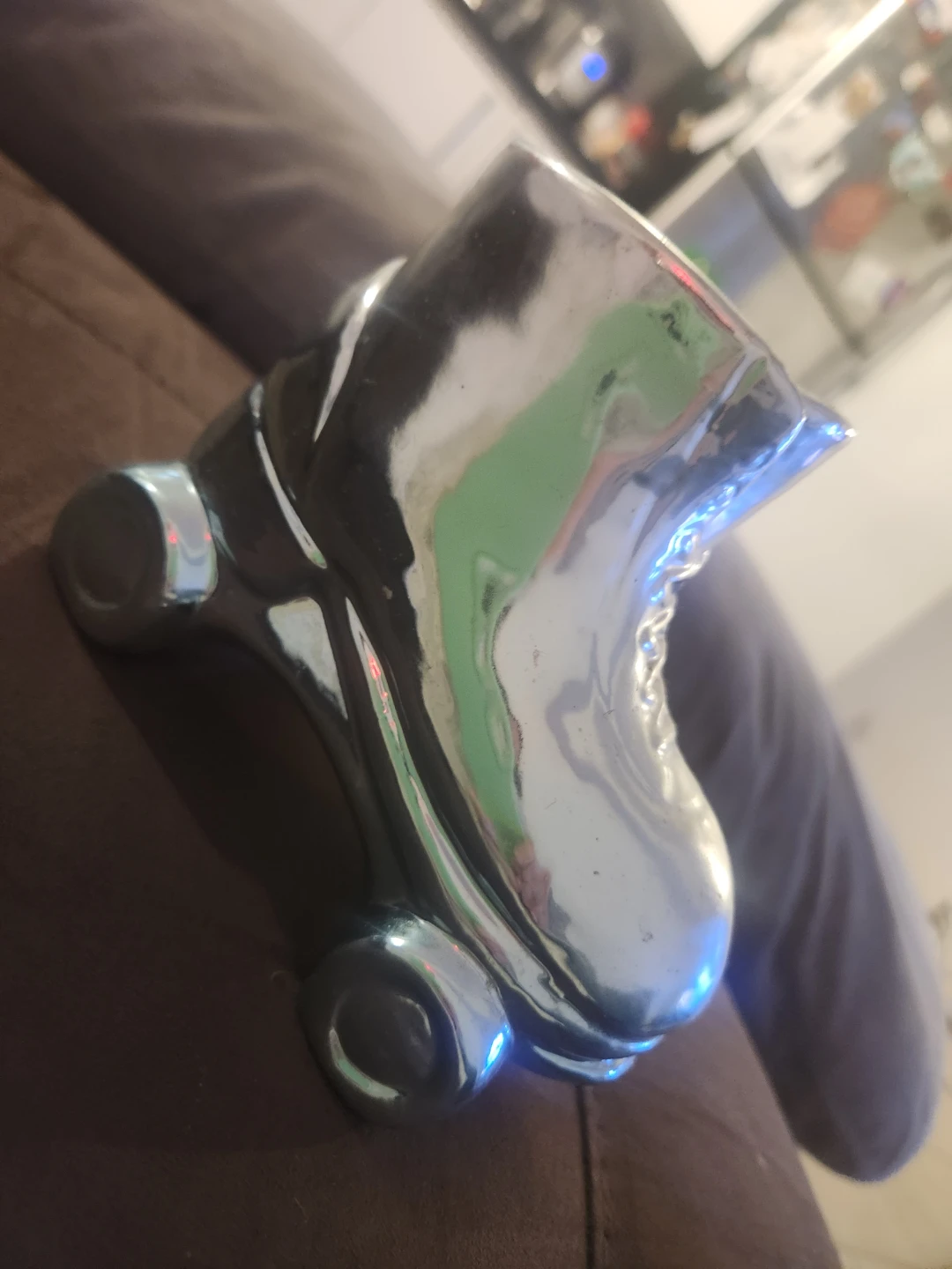 Silver Roller Skate Planter / Holder