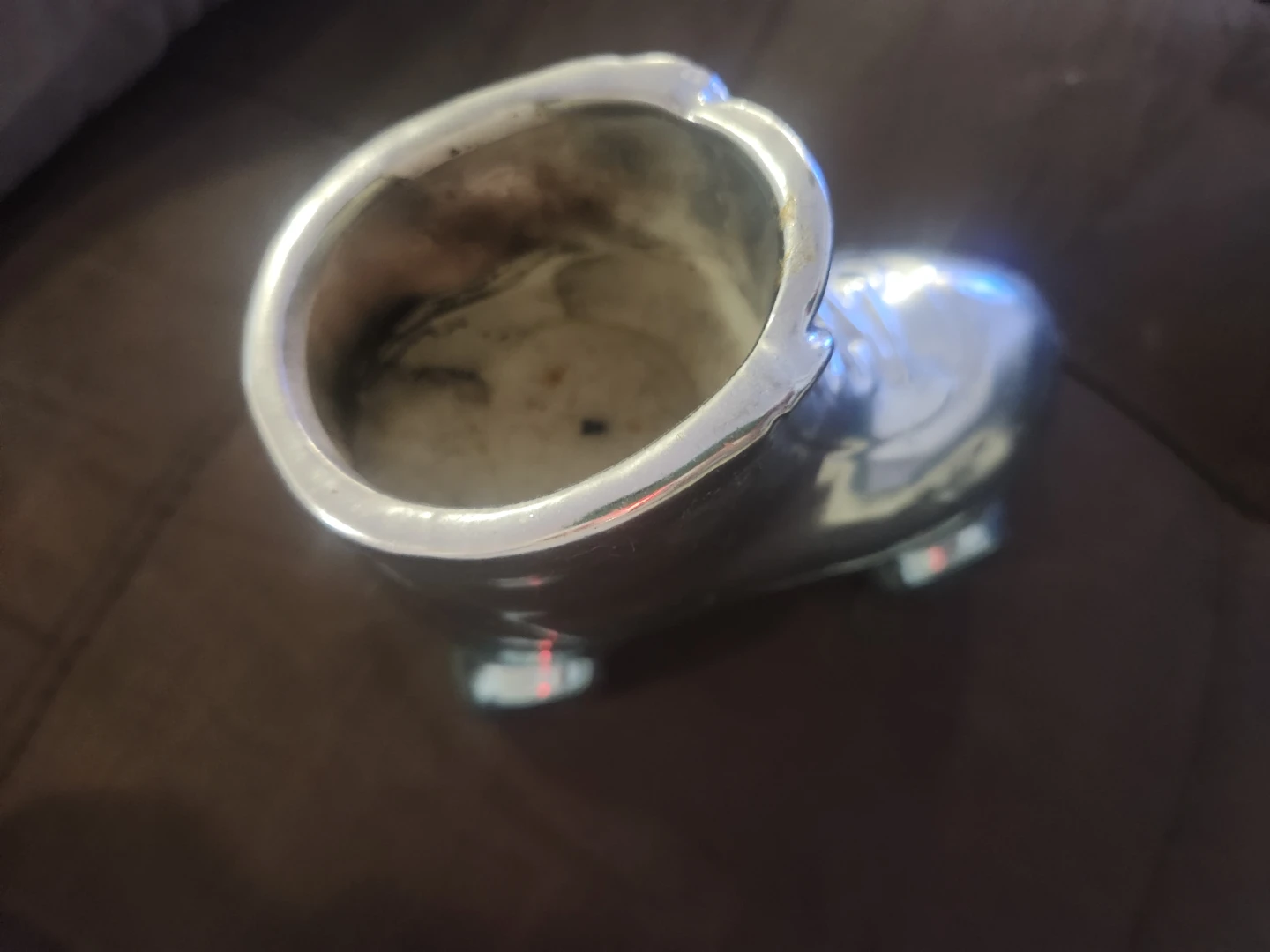 Silver Roller Skate Planter / Holder - photo 2