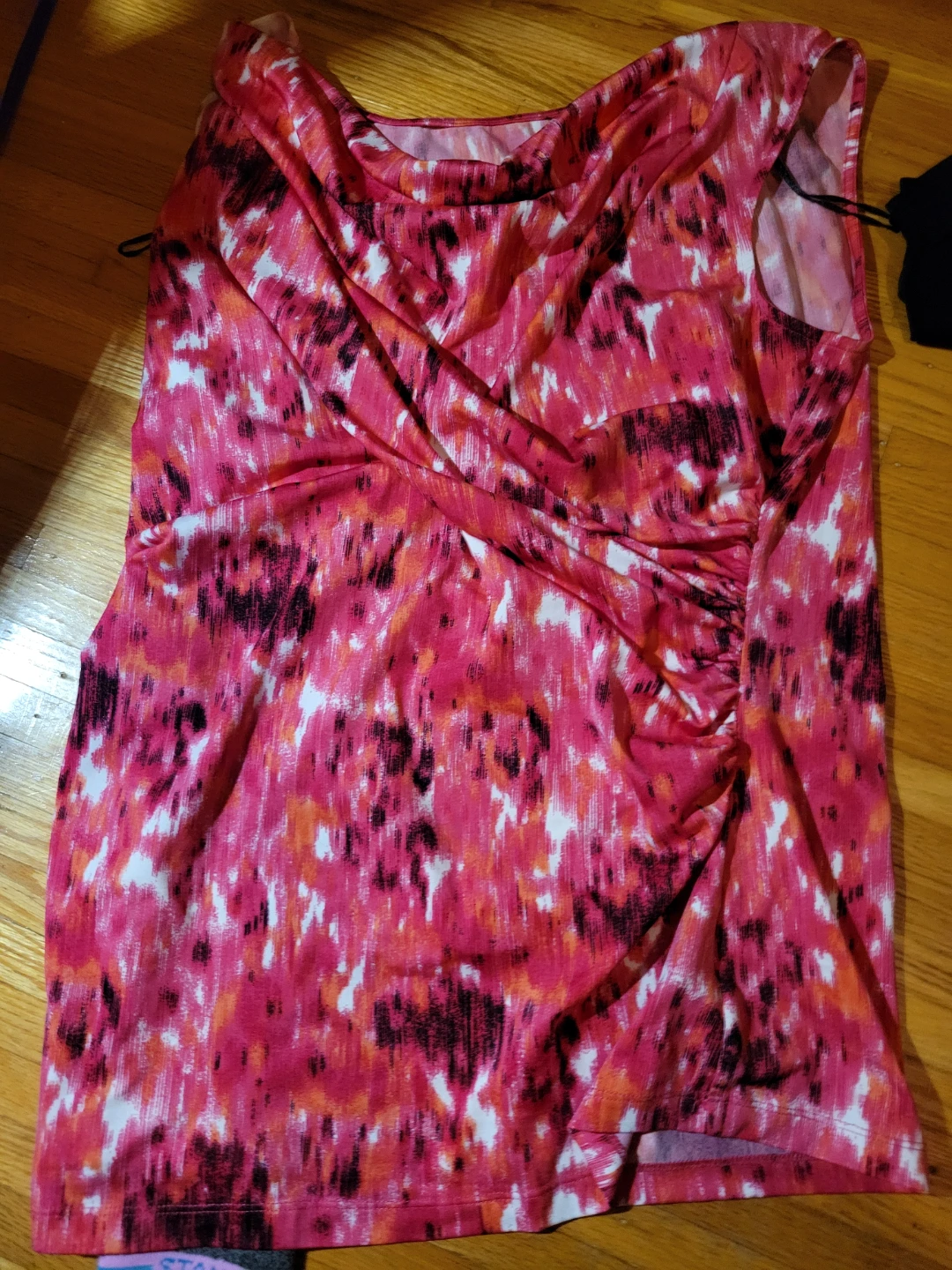 Women's Ruched Print T-Shirt