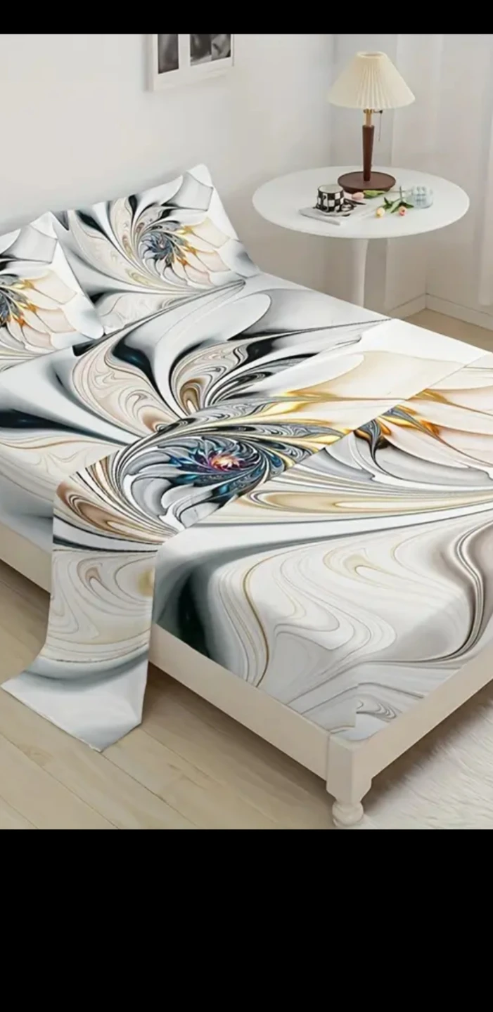 Floral Print Duvet Cover Set