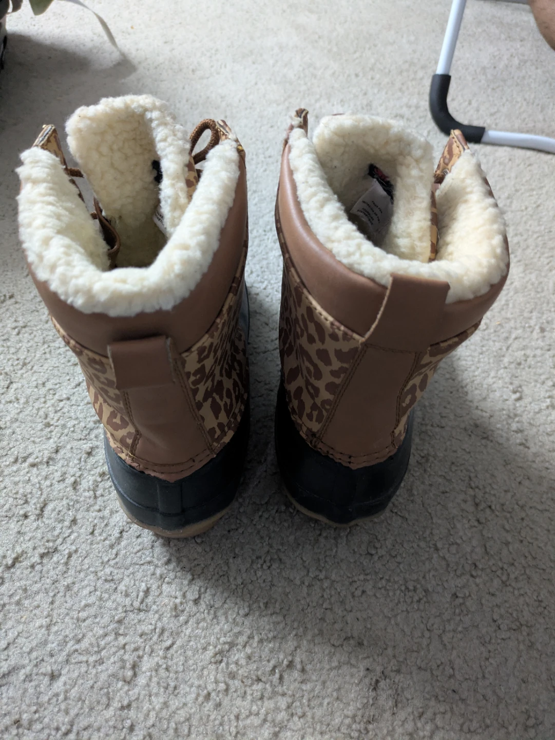 Brown Leopard Print Winter Boots - photo 2