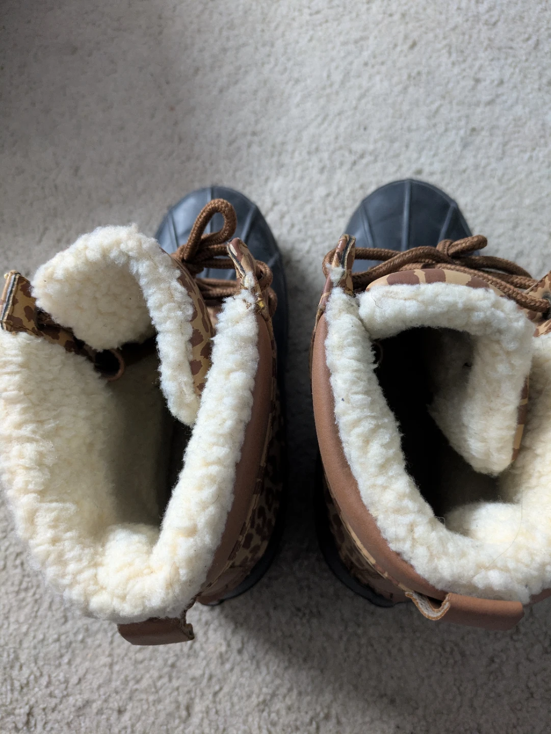 Brown Leopard Print Winter Boots - photo 3