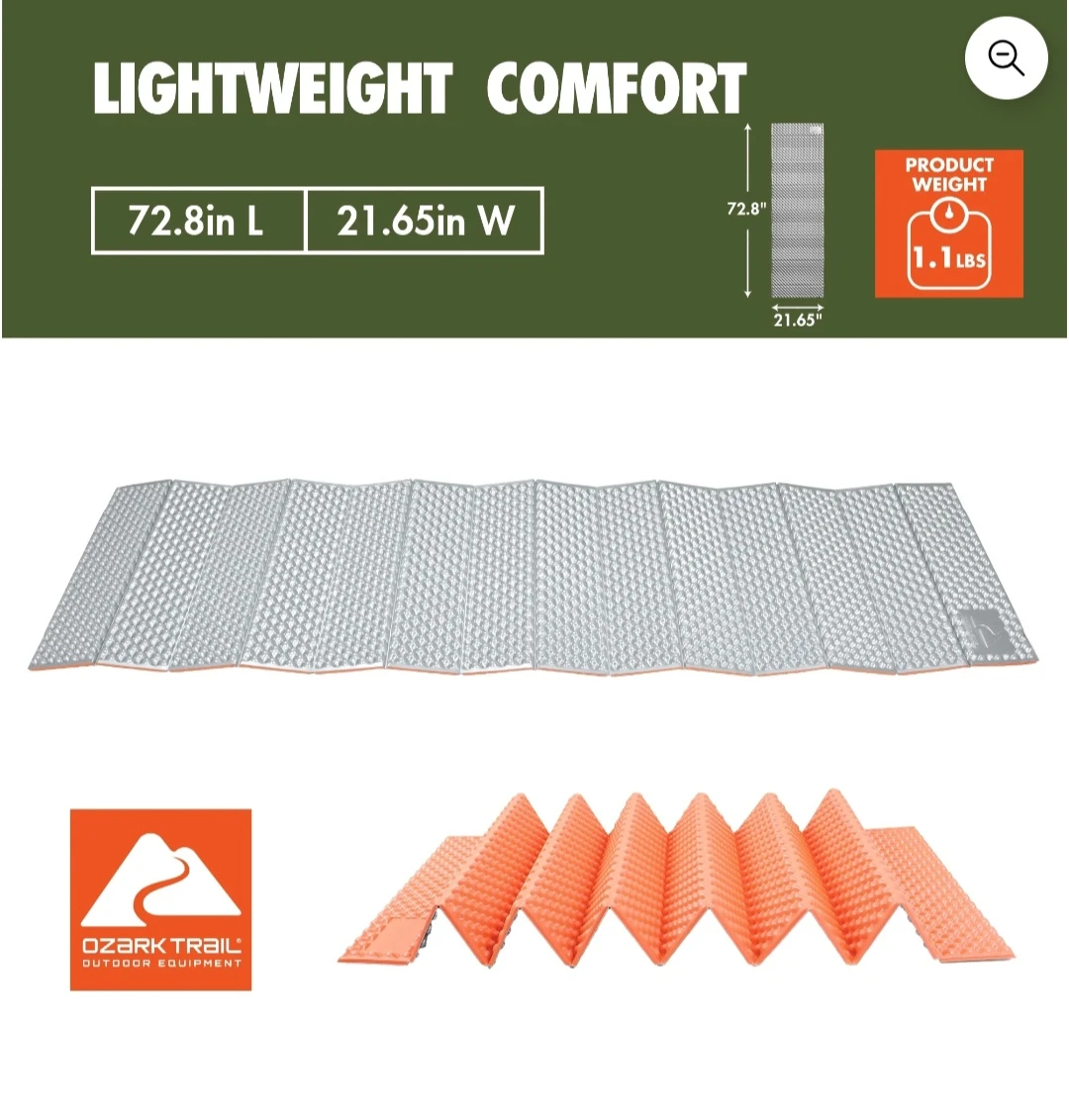 Ozark Trail Foldable Sleeping Pad - photo 4