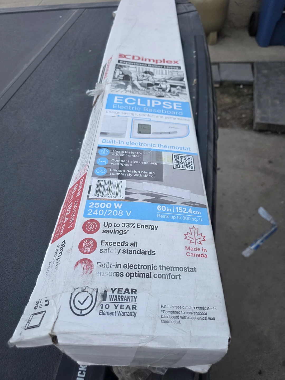Dimplex Eclipse Electric Baseboard Heater 2500W - photo 3