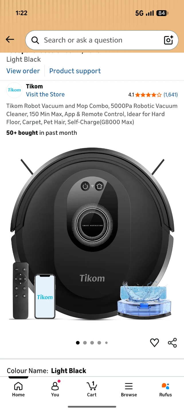 Robot Vacuum and Mop Combo