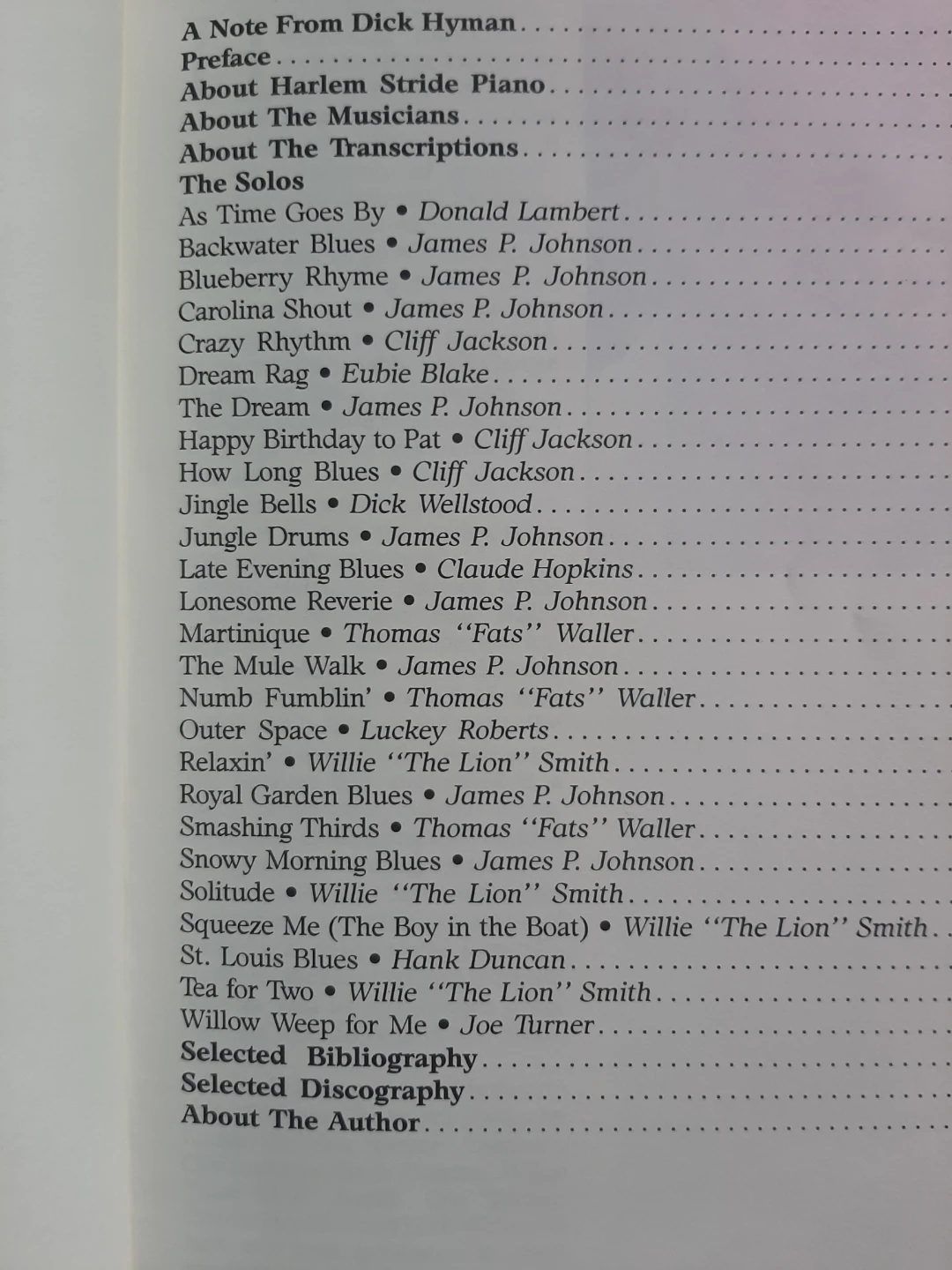 Harlem Stride Piano Solos Sheet Music Book - photo 2