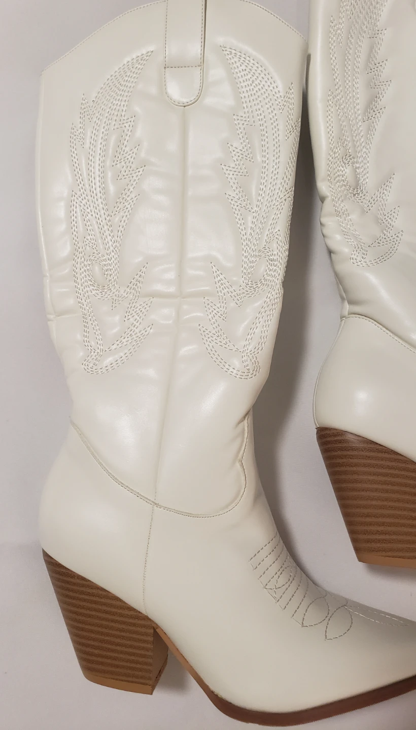 Brand new Cowgirl White Boots Size 37 - photo 2