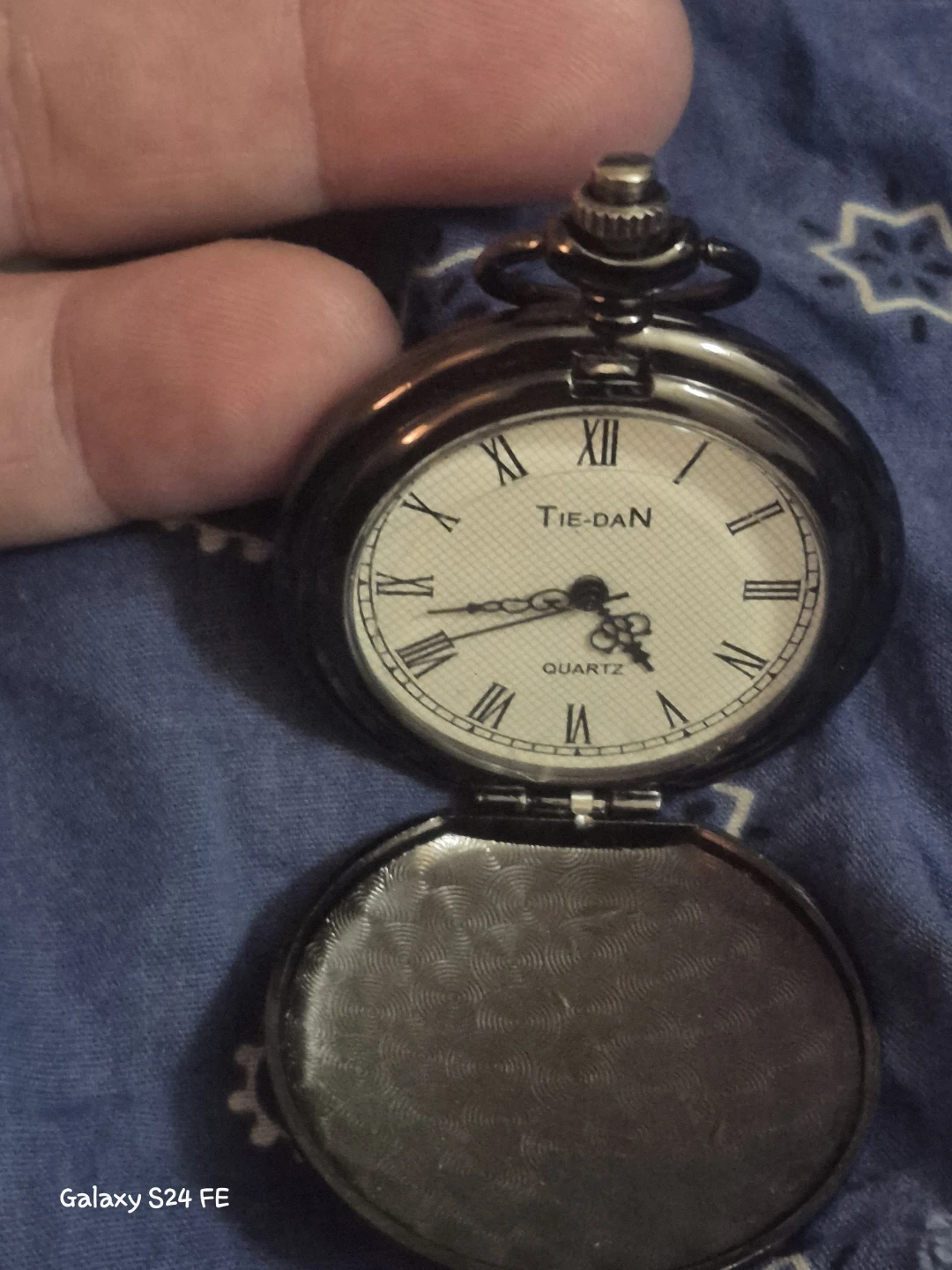 TIE-DAN Quartz Pocket Watch - Engraved