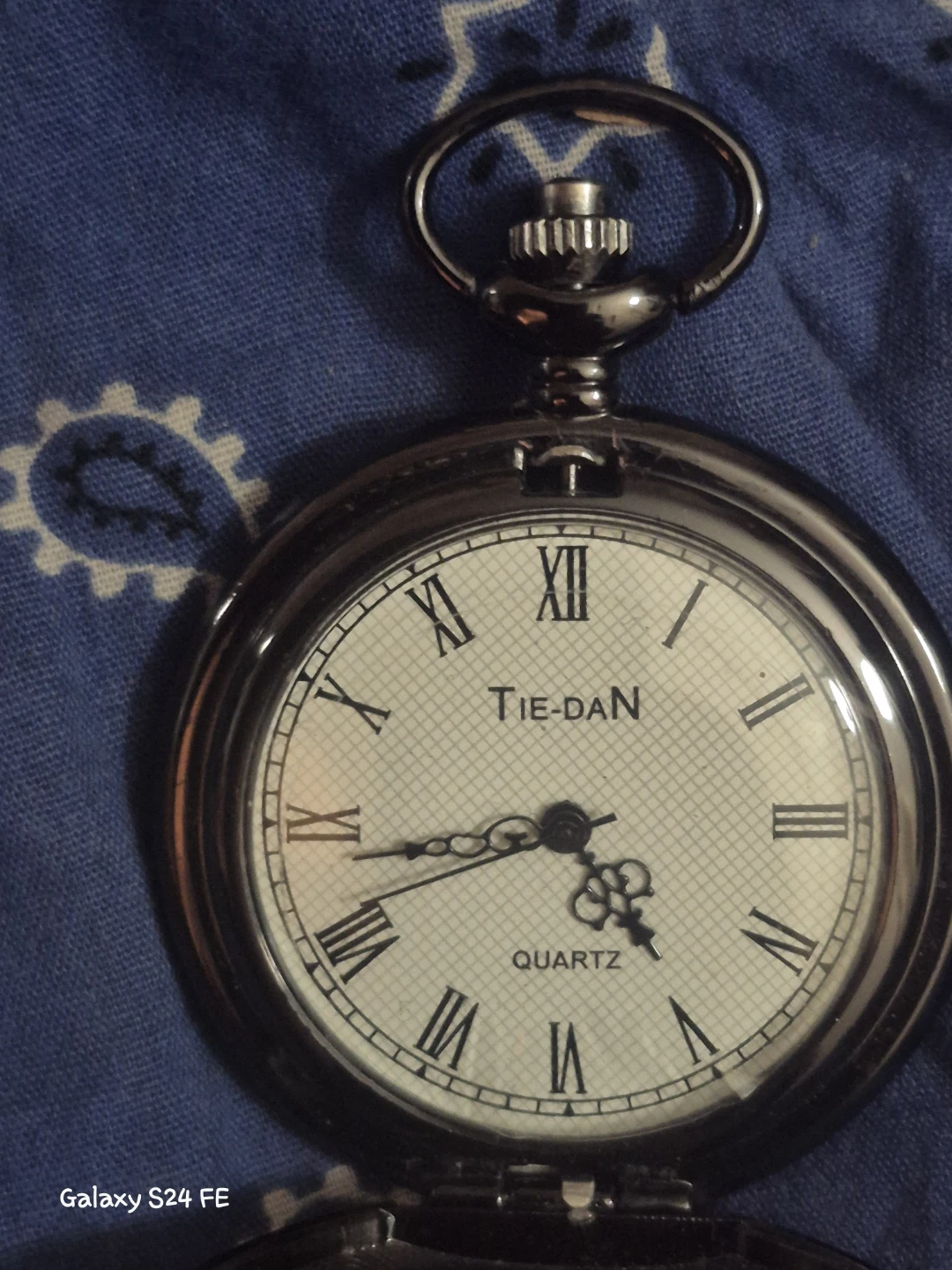 TIE-DAN Quartz Pocket Watch - Engraved - photo 2
