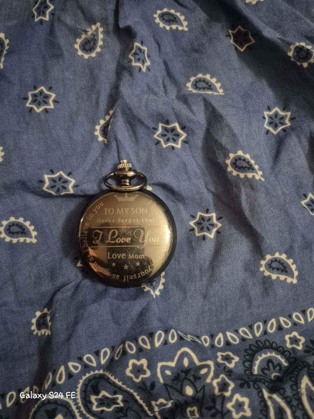 TIE-DAN Quartz Pocket Watch - Engraved - photo 5