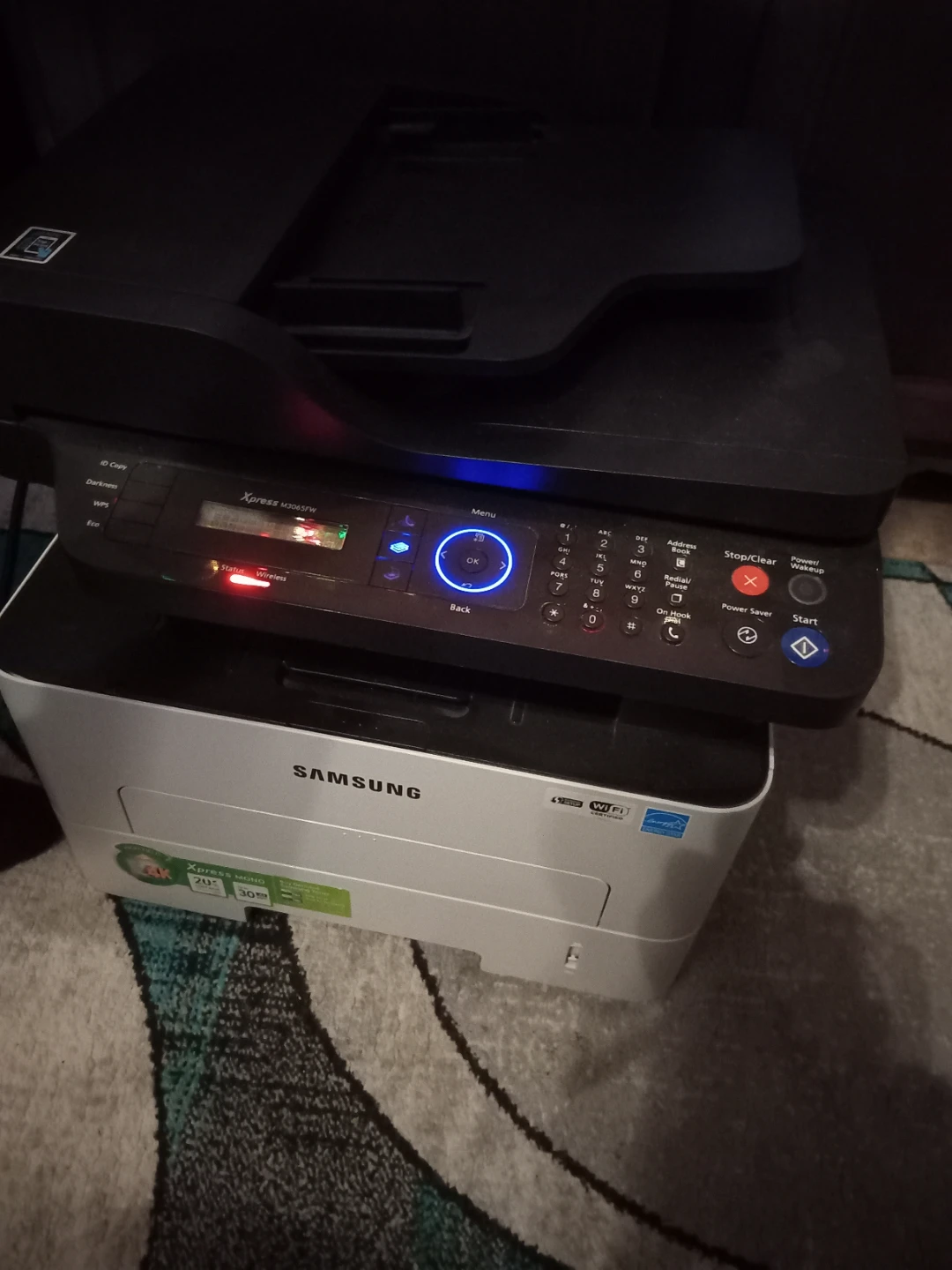 Samsung Xpress M3065FW Multifunction Printer/Scanner/Copier