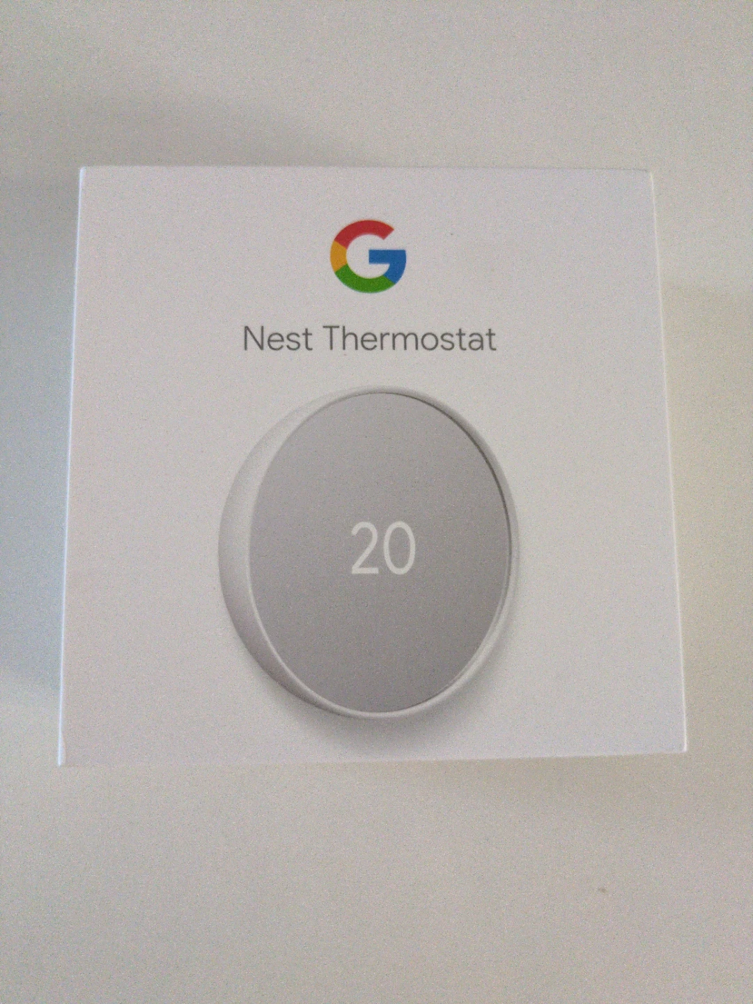 BNIB Google Nest Thermostat in Snow