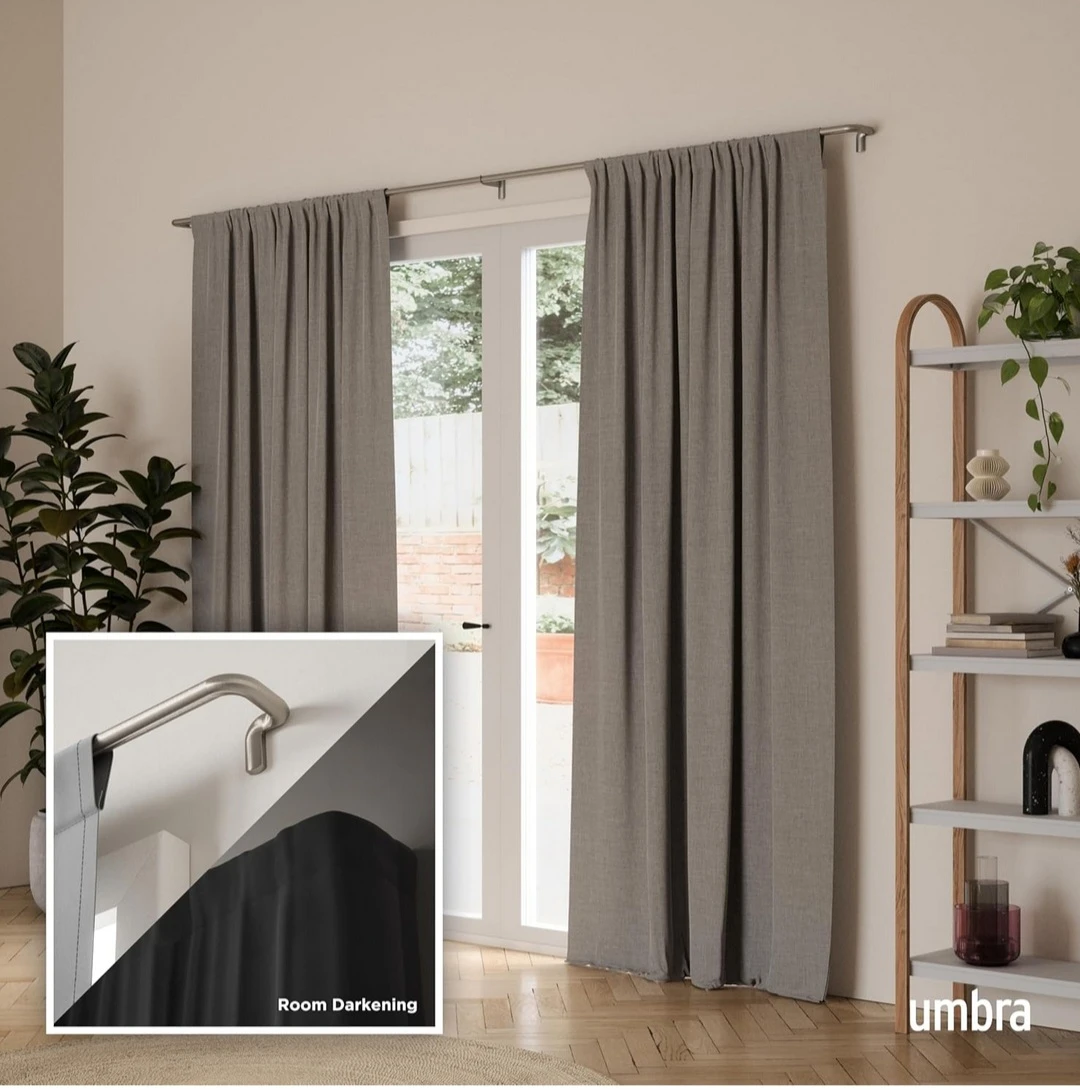Umbra Extendable Double Curtain Rod - photo 2