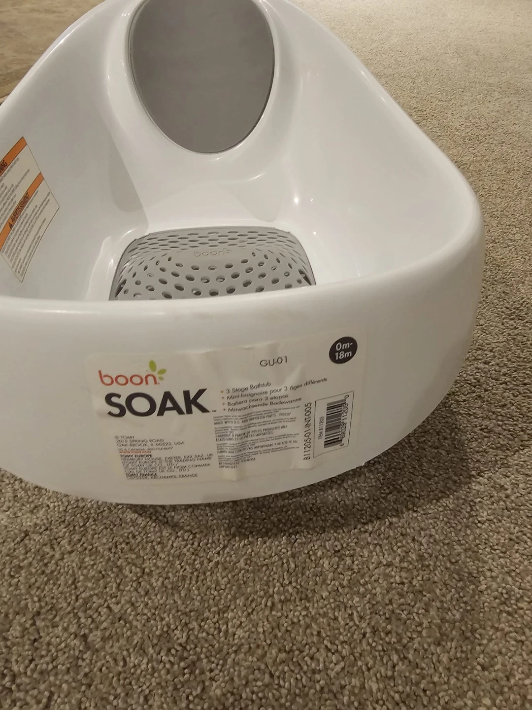 Boon Soak 3 Stage Bath Tub - photo 3