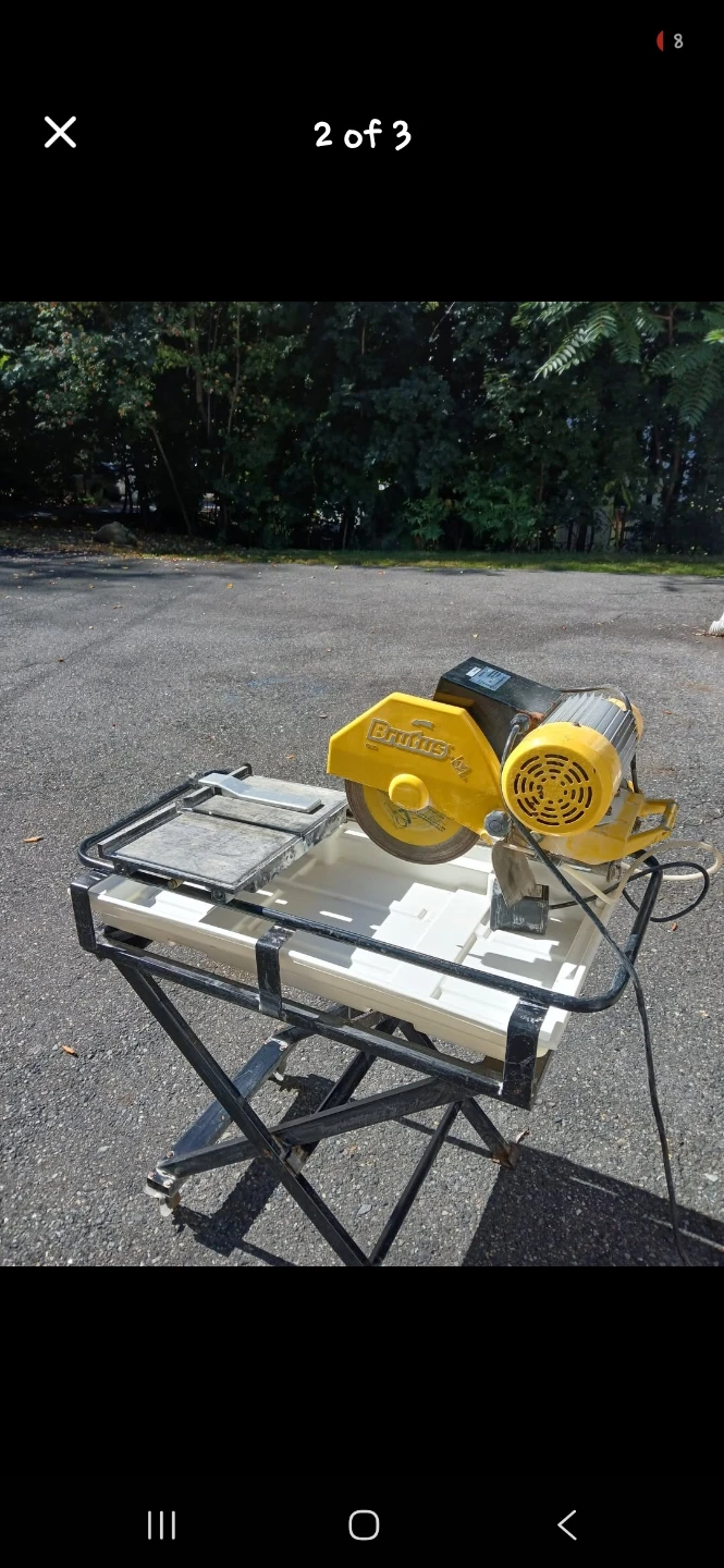 Brutus 18" Tile Saw 2HP Professional - photo 2