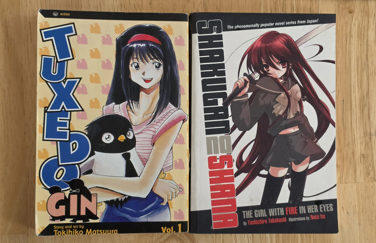 Tuxedo Gin Vol. 1 Graphic Novel and Shakugan no Shana Vol. 1