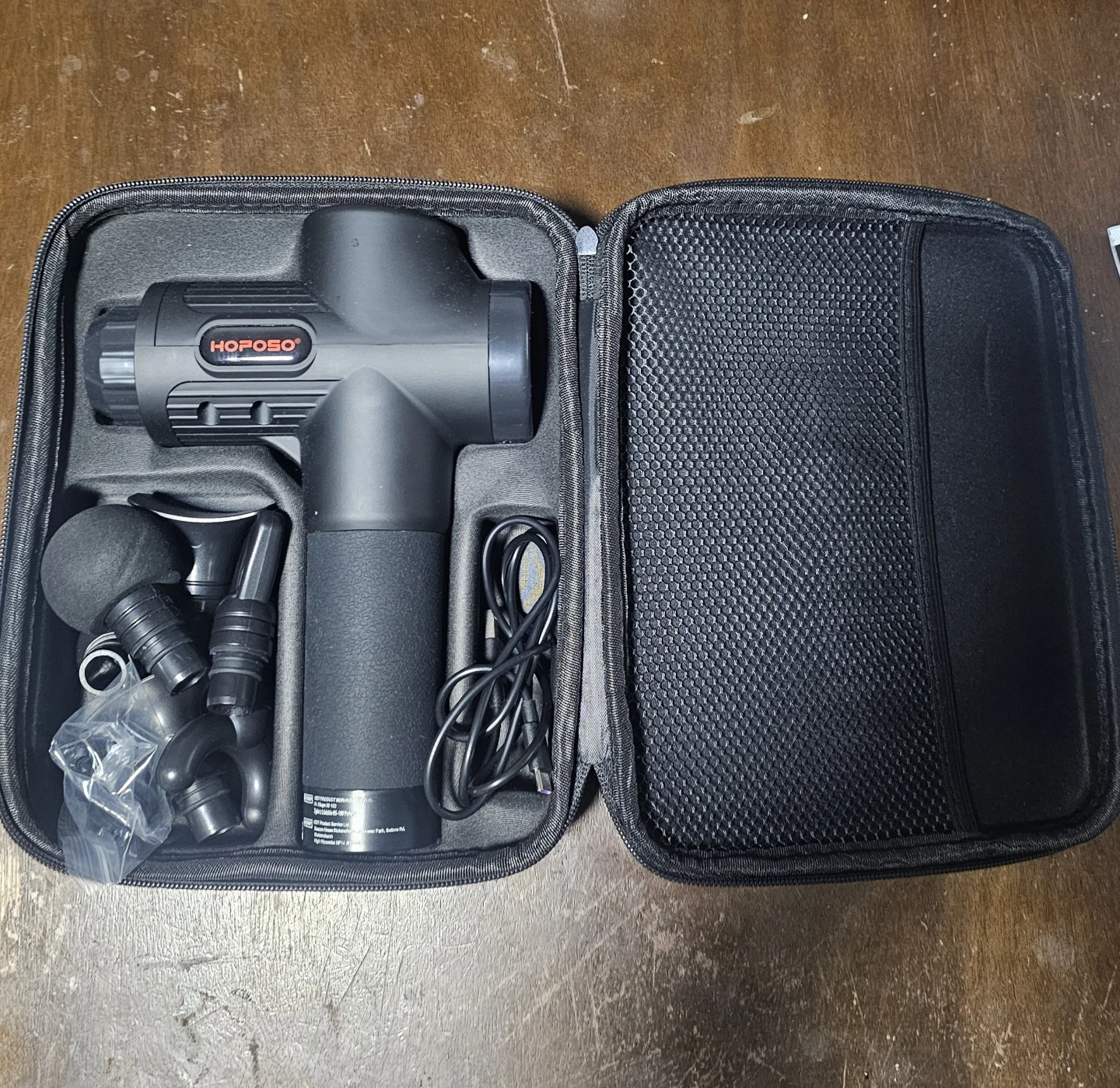 HOPOSO Massage Gun with Attachments and Case - photo 2