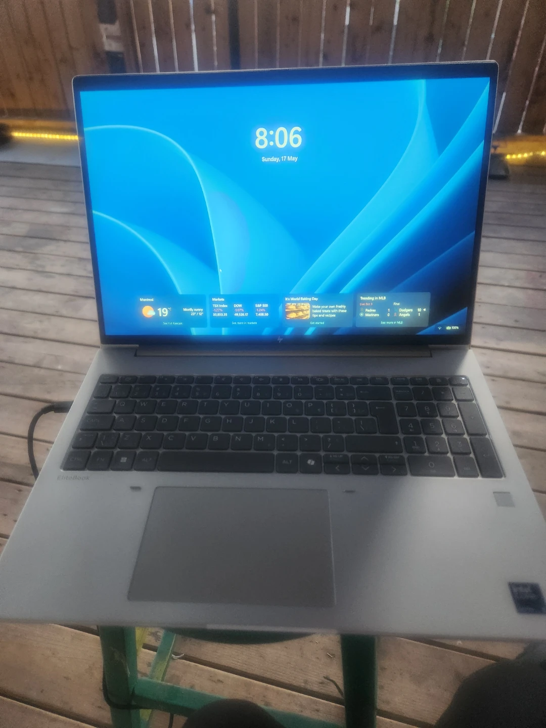 HP EliteBook Laptop Intel Core Ultra 5