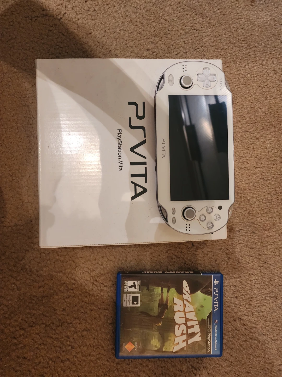 Sony PlayStation Vita Console with Gravity Rush Game - White
