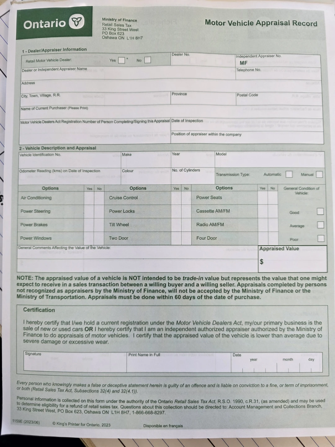 Appraisals Available...I could come to you!