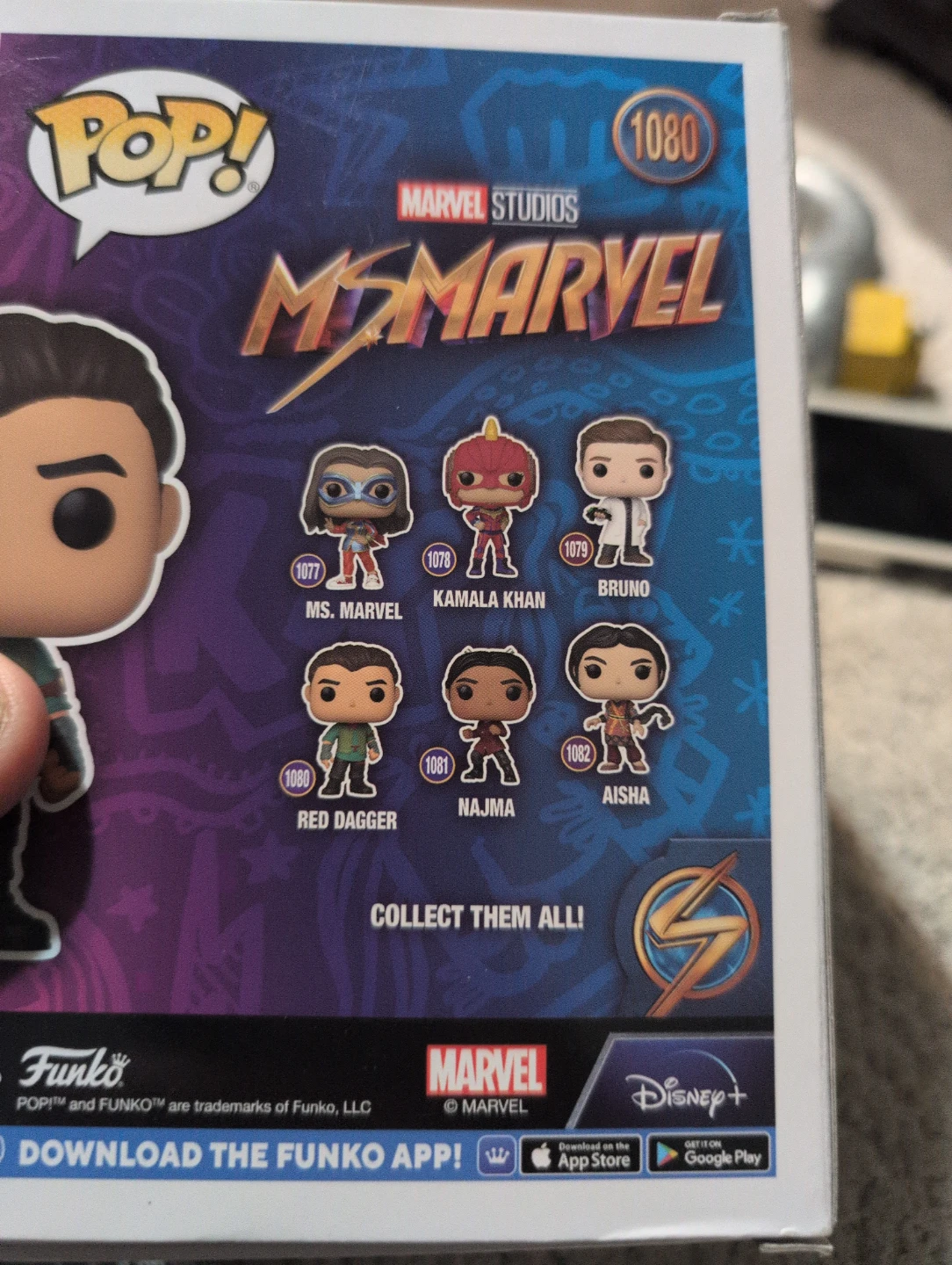 Funko Pop! Marvel Ms. Marvel Red Dagger (1080) - photo 2