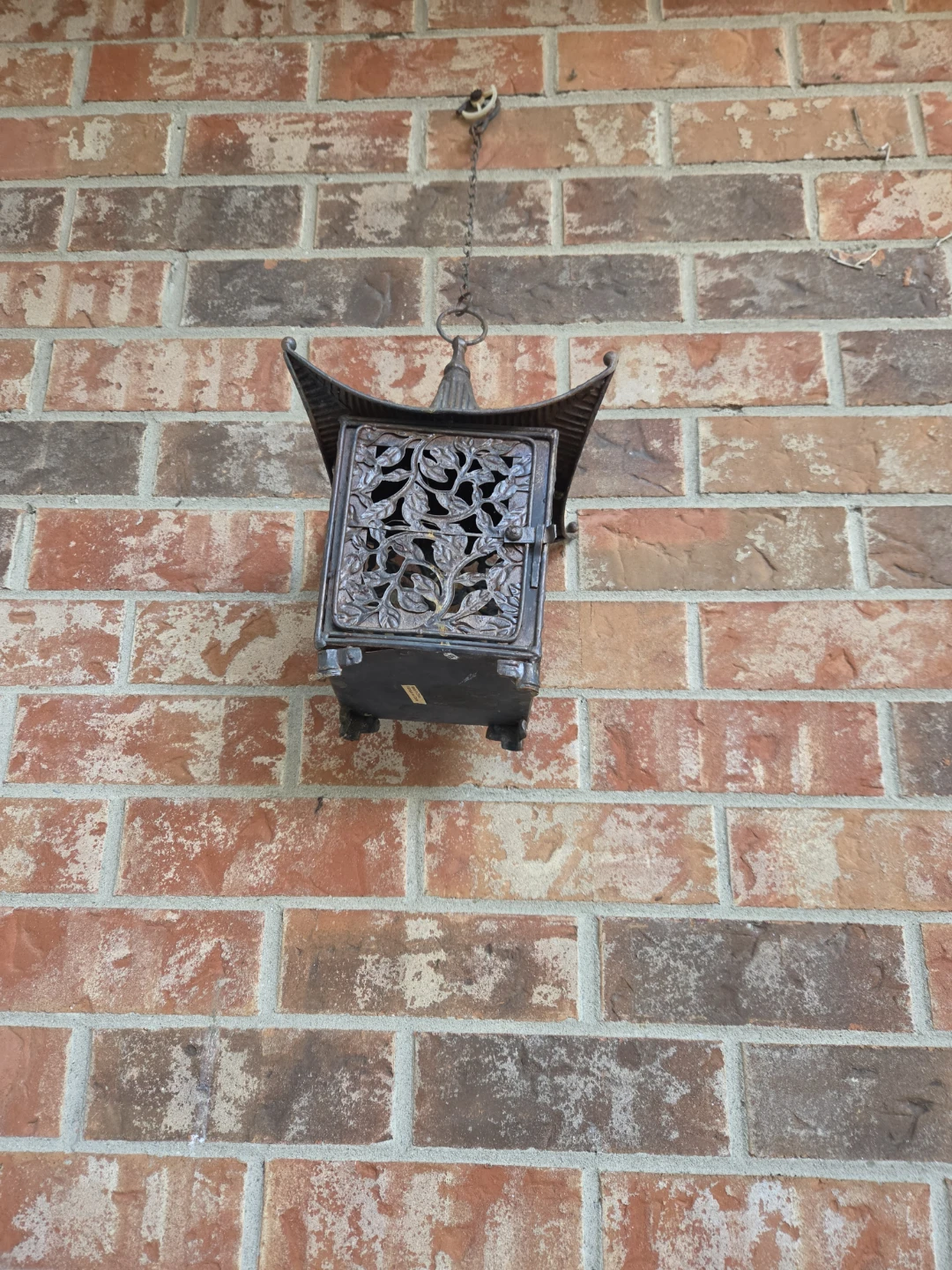 Ornate Metal Lantern Incense Burner