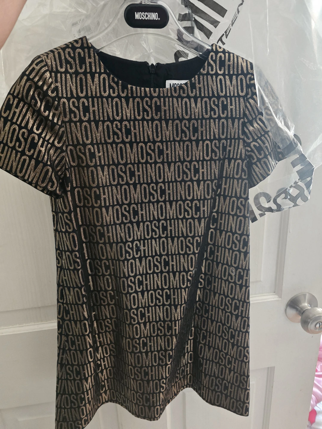 Moschino All Over Logo Dress