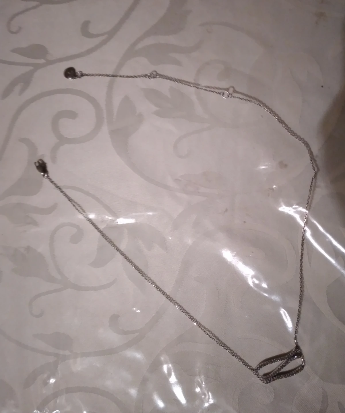 Michael Kors Silver Tone Necklace with Pave Detail - photo 2