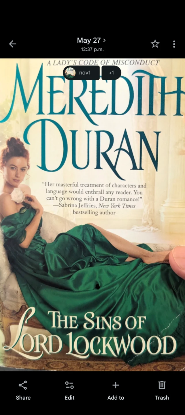 Novel - The Sins of Lord Lockwood by Meredith Duran