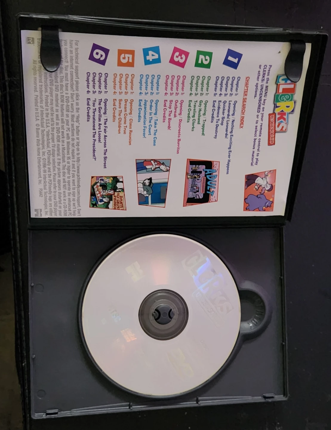 Clerks Animated Series Uncensored (DVD, 2001, 2-Disc Set) - photo 2
