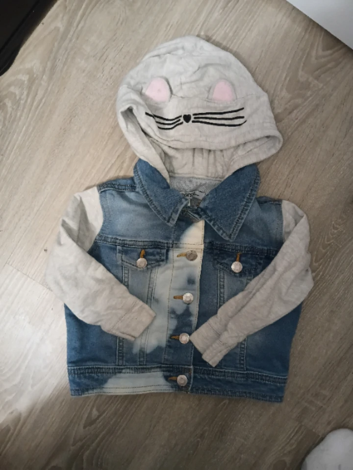 Kids Denim Jacket with Hood