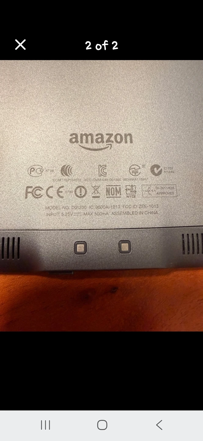 Amazon Kindle Touch (4th Gen) - Model D01200 - photo 2