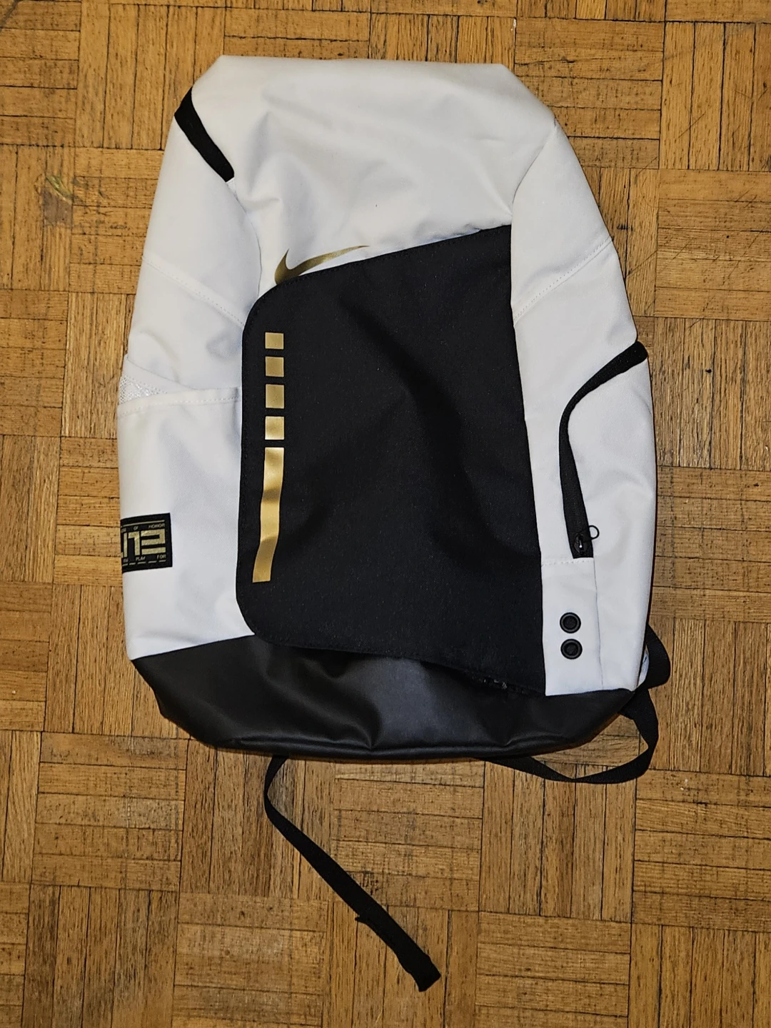 Nike Elite Hoops White Backpack