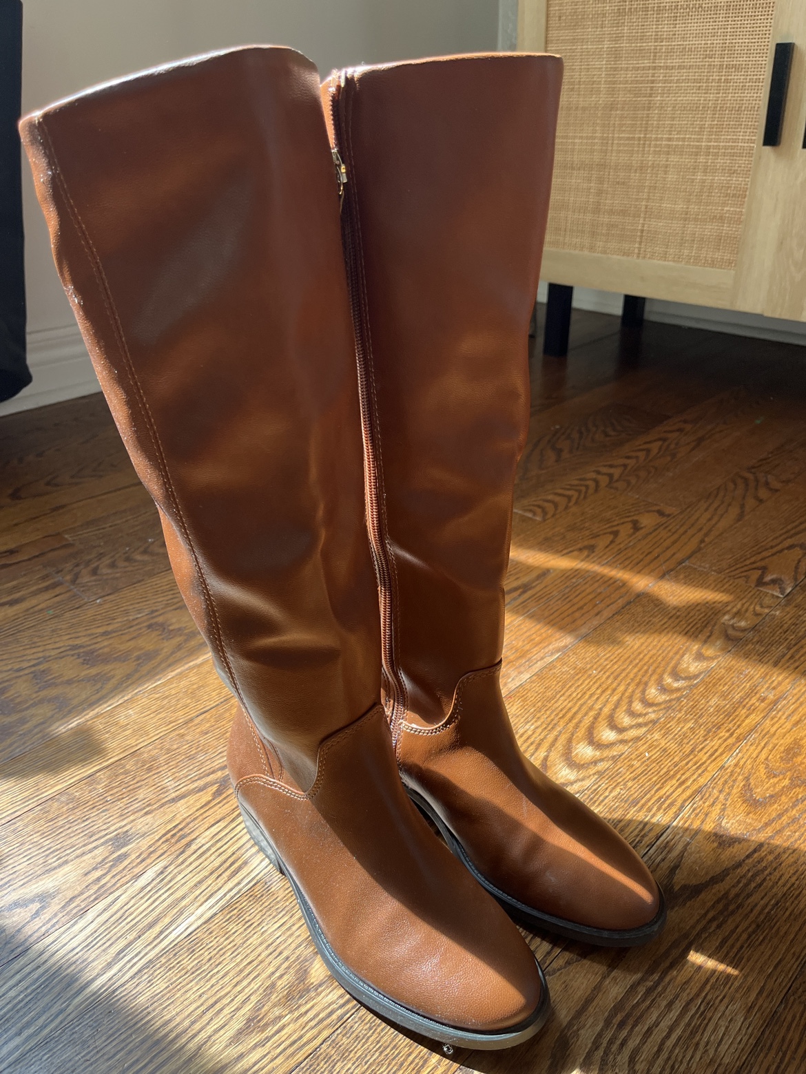 Brown ALDO Knee-High Boots - Size 6