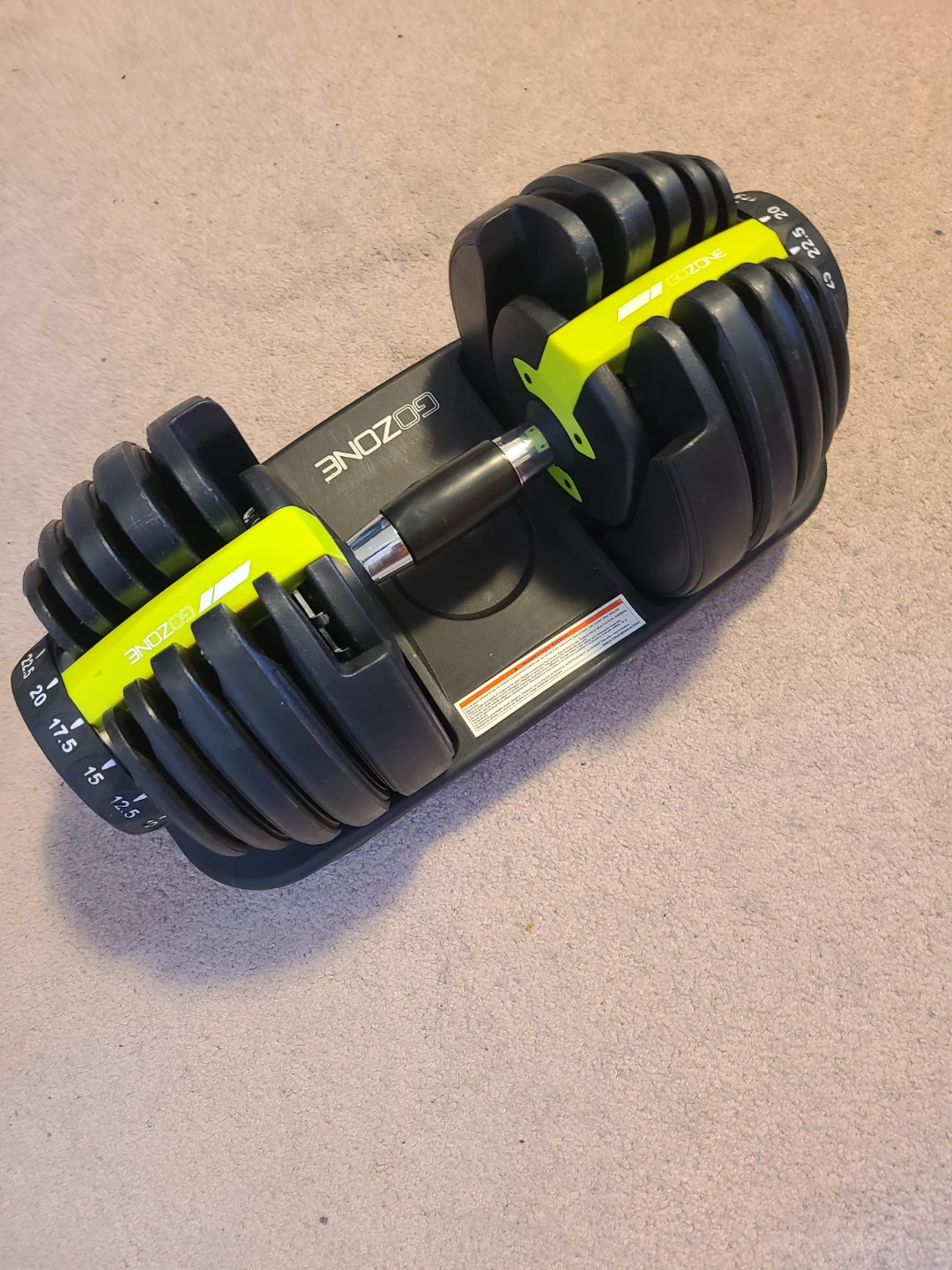GOZONE Adjustable Dumbbell Set - photo 2