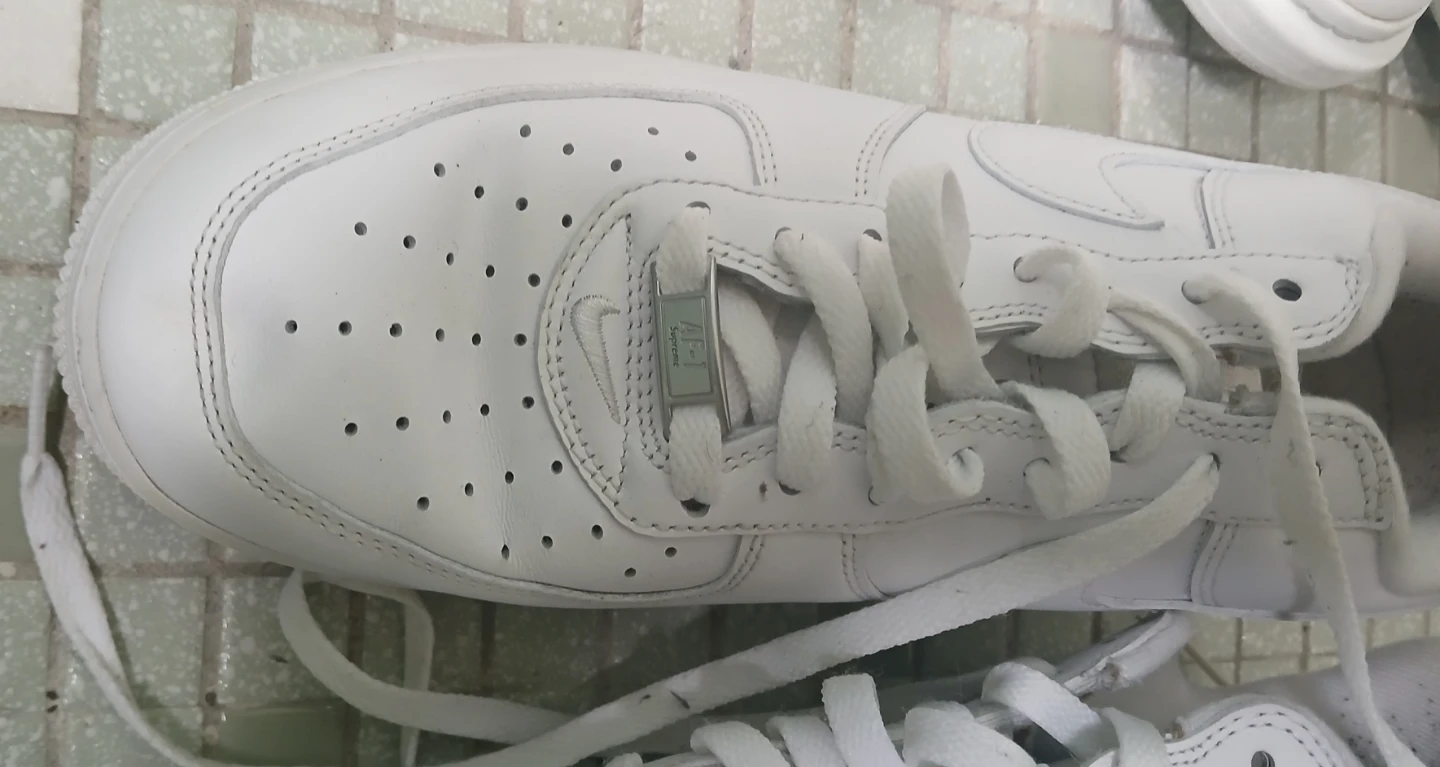 Supreme x Nike Air Force 1 Low White Men Size 10 - photo 5