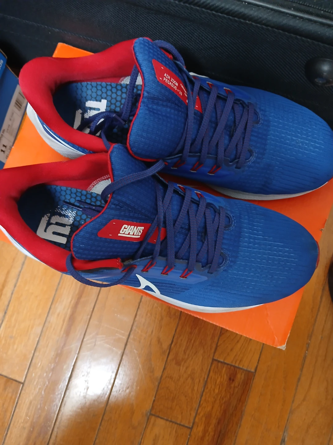 Nike Zoom Pegasus 39 NY Giants Running Shoes - photo 2