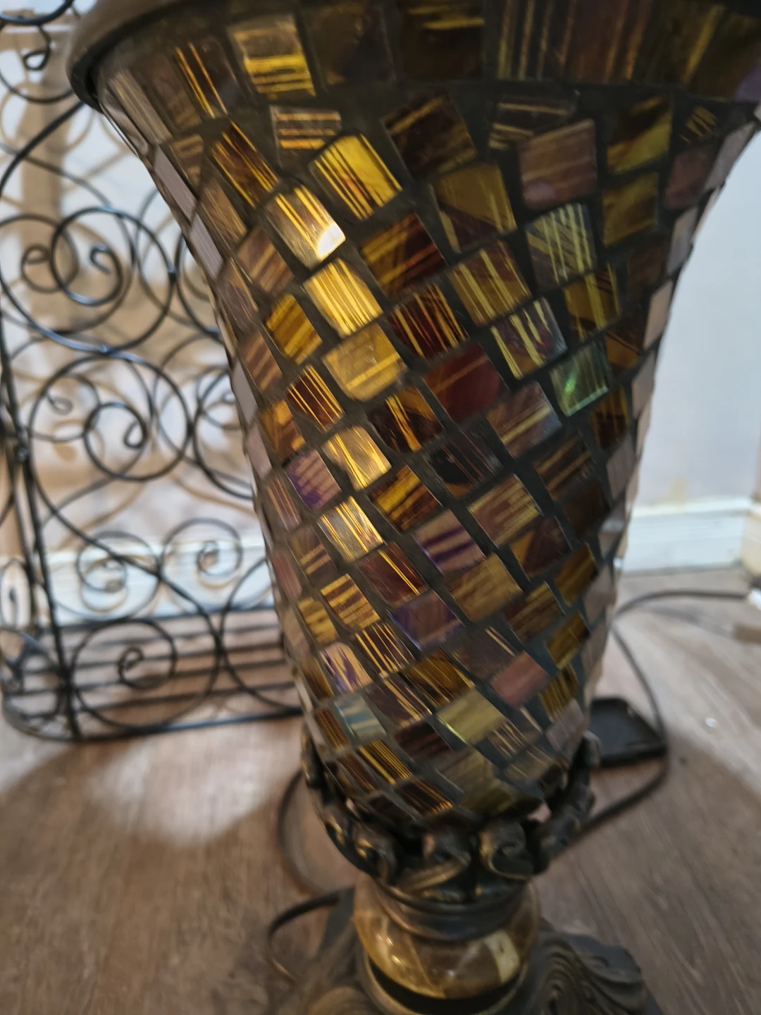 Mosaic Glass Table Lamp
