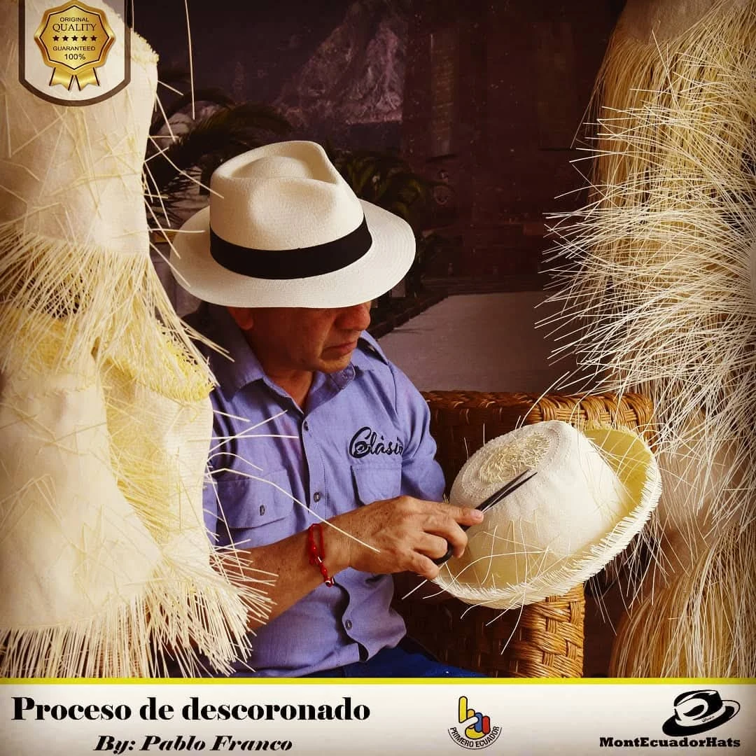 Panama Hat - Straw Fedora Style - photo 5