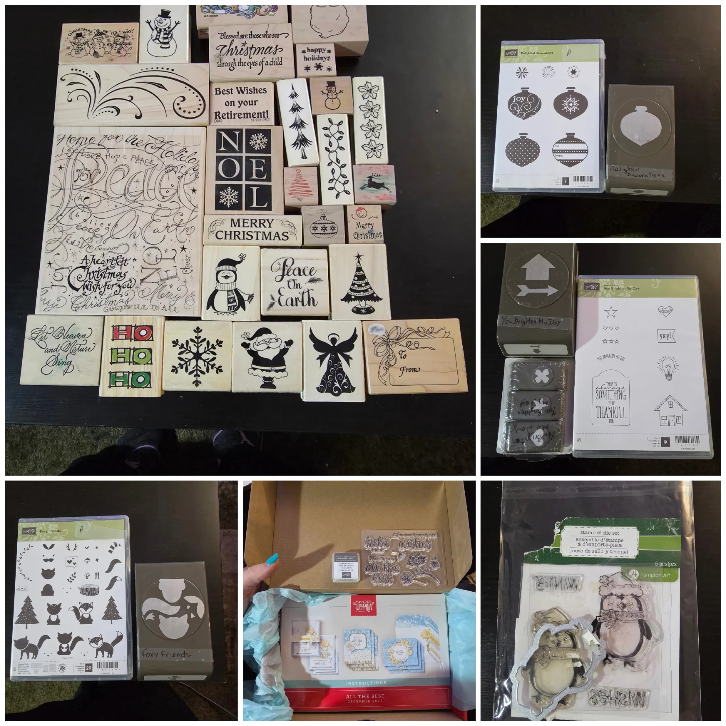 Stampin' Up! Rubber Stamps and Punches - Crafting Supplies - photo 2