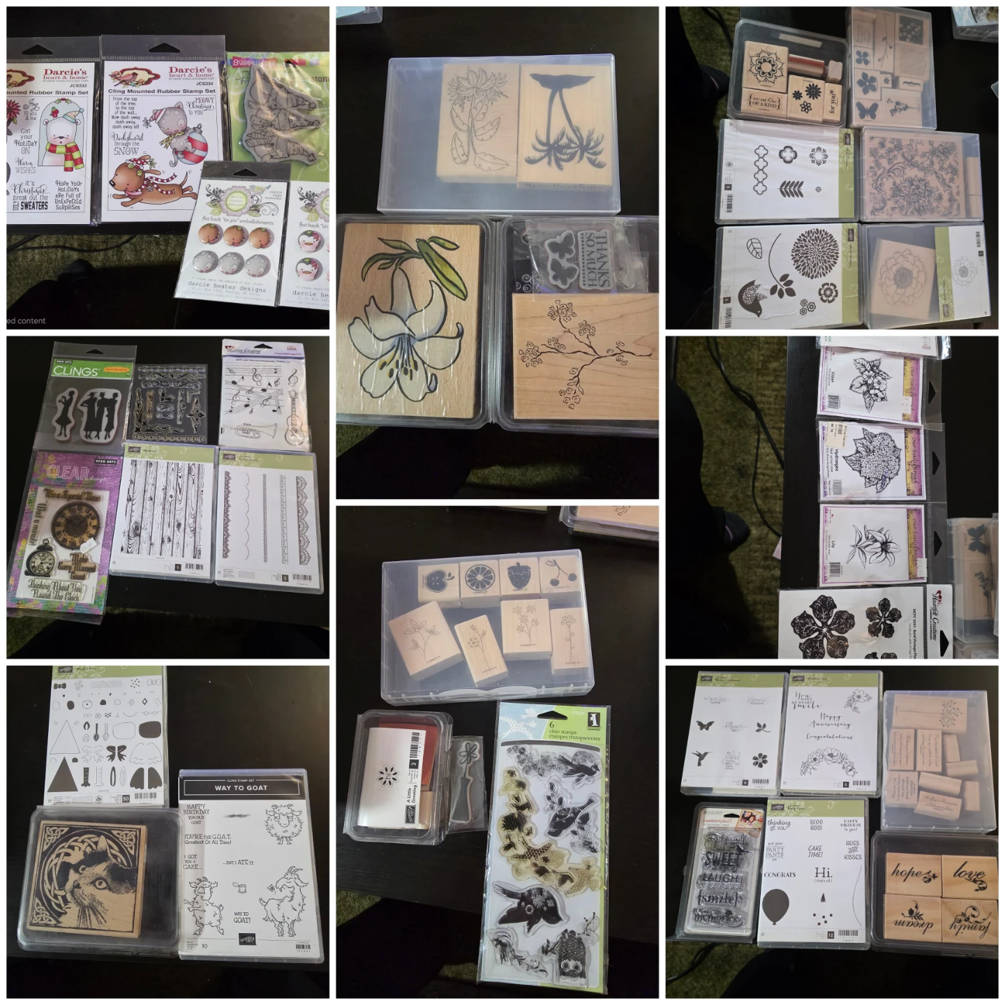Stampin' Up! Rubber Stamps and Punches - Crafting Supplies - photo 4