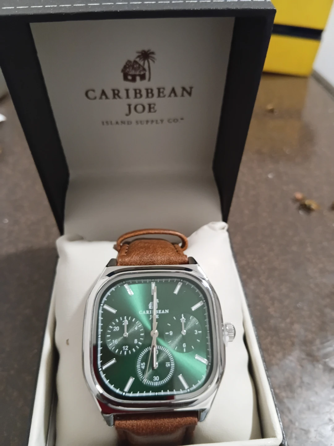 Caribbean Joe Watch with Green Dial