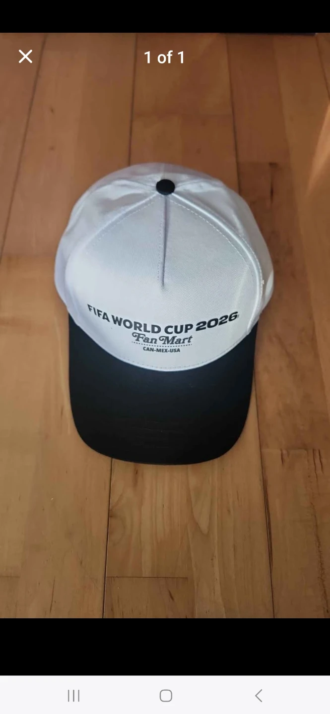 FIFA World Cup 2026 Limited Edition Black & White Hat/ Cap (New)