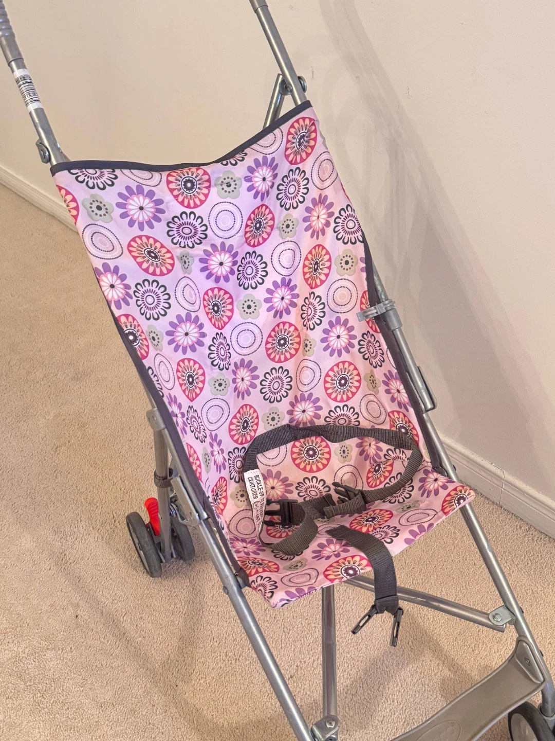 Kids Lightweight Stroller - Pink Floral