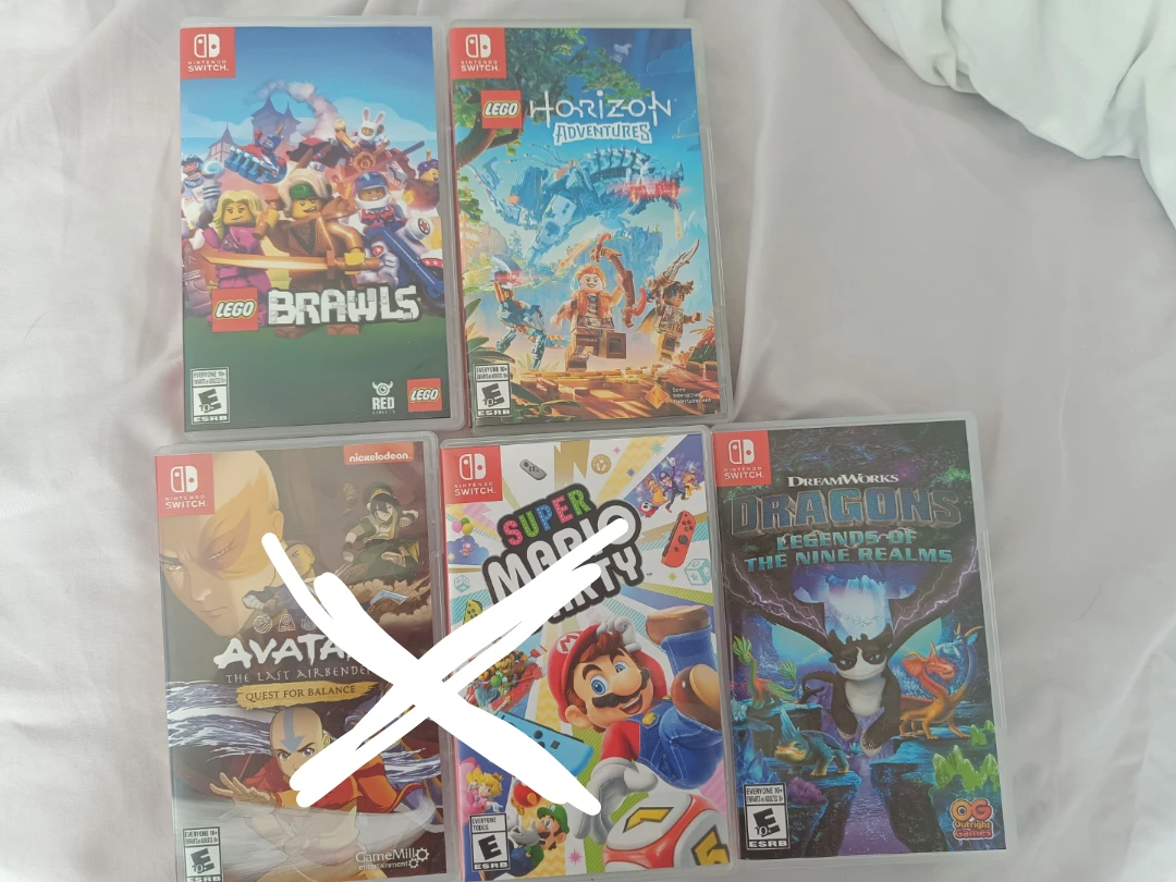 3 Nintendo switch Games