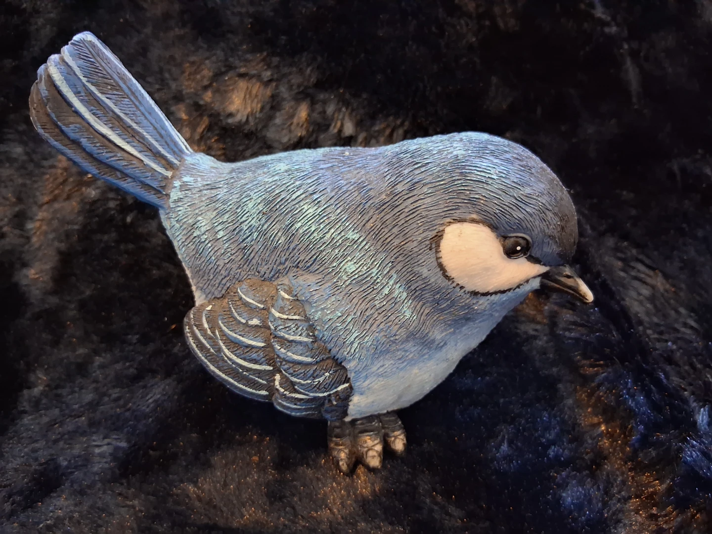 Blue bird figurine - photo 2