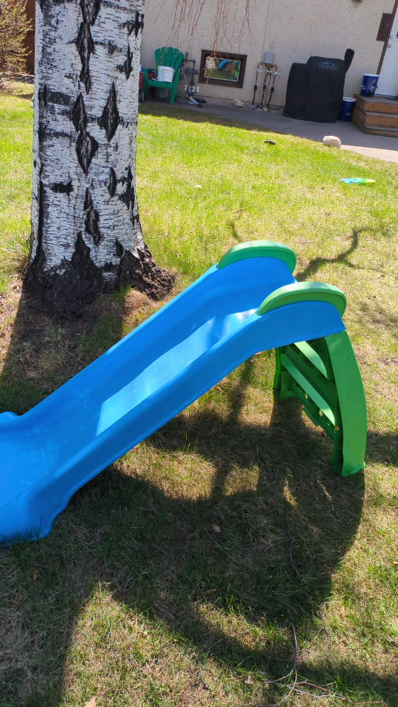 Little Tikes Blue and Green Plastic Children's Slide - photo 2