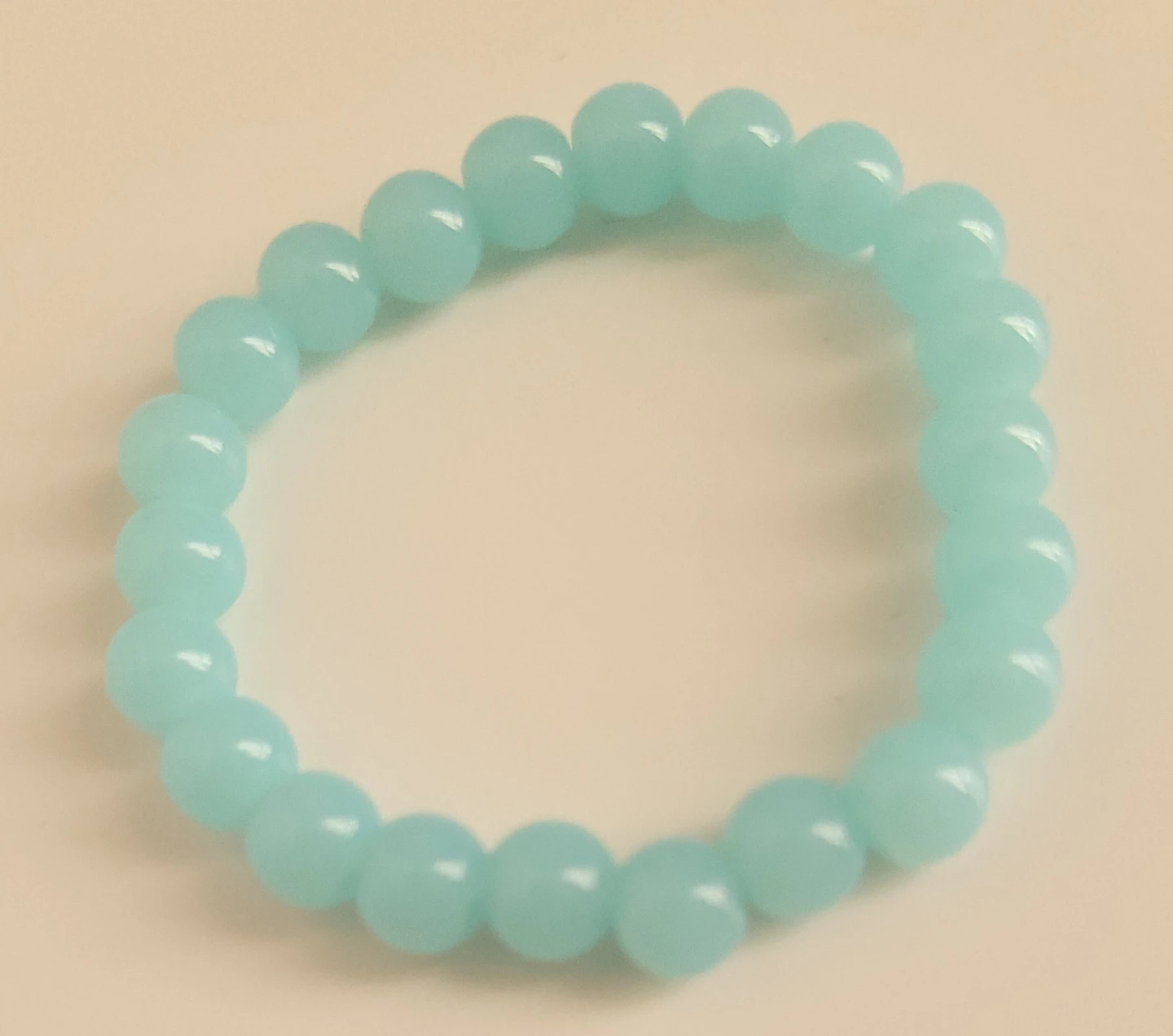 Light Blue Beaded Bracelet